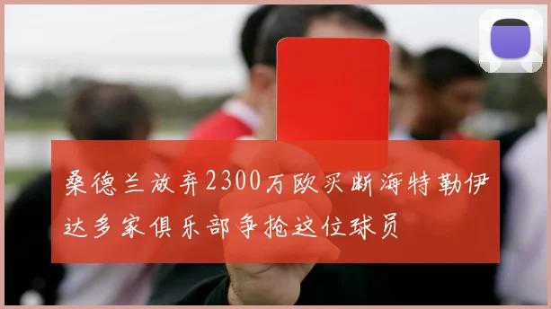 桑德兰放弃2300万欧买断海特勒伊达多家俱乐部争抢这位球员