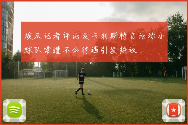 埃及记者评论麦卡利斯特言论称小球队常遭不公待遇引发热议